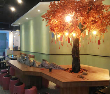 天河區(qū)餐廳裝修完工實景圖來啦！