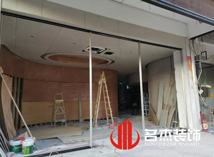 巡工地日記，金葉健康科技辦公室裝修項目緊張進行中